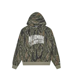 ARCH LOGO CAMO POPOVER HOOD - KHAKI