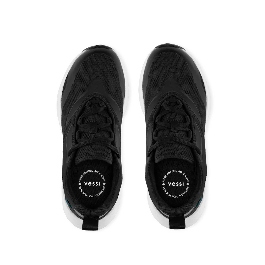 Men's Tidal Sneaker - Black on White