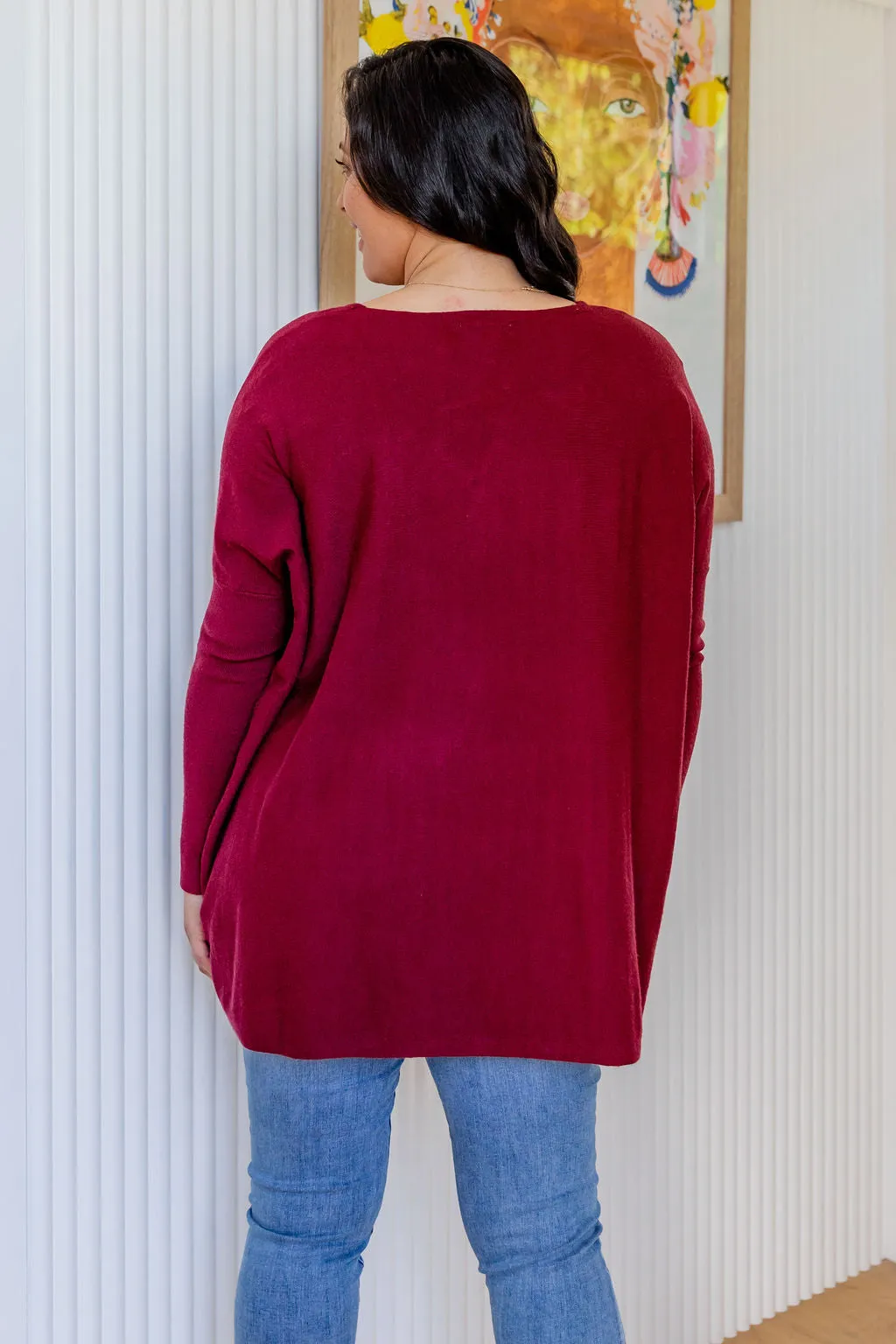 Scarlett Knit in Burgundy