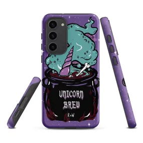 Unicorn Brew Tough Phone Case for Samsung - Witchy Goth Accessory Anti-scratch Cover Cool Gothic Christmas Gifts