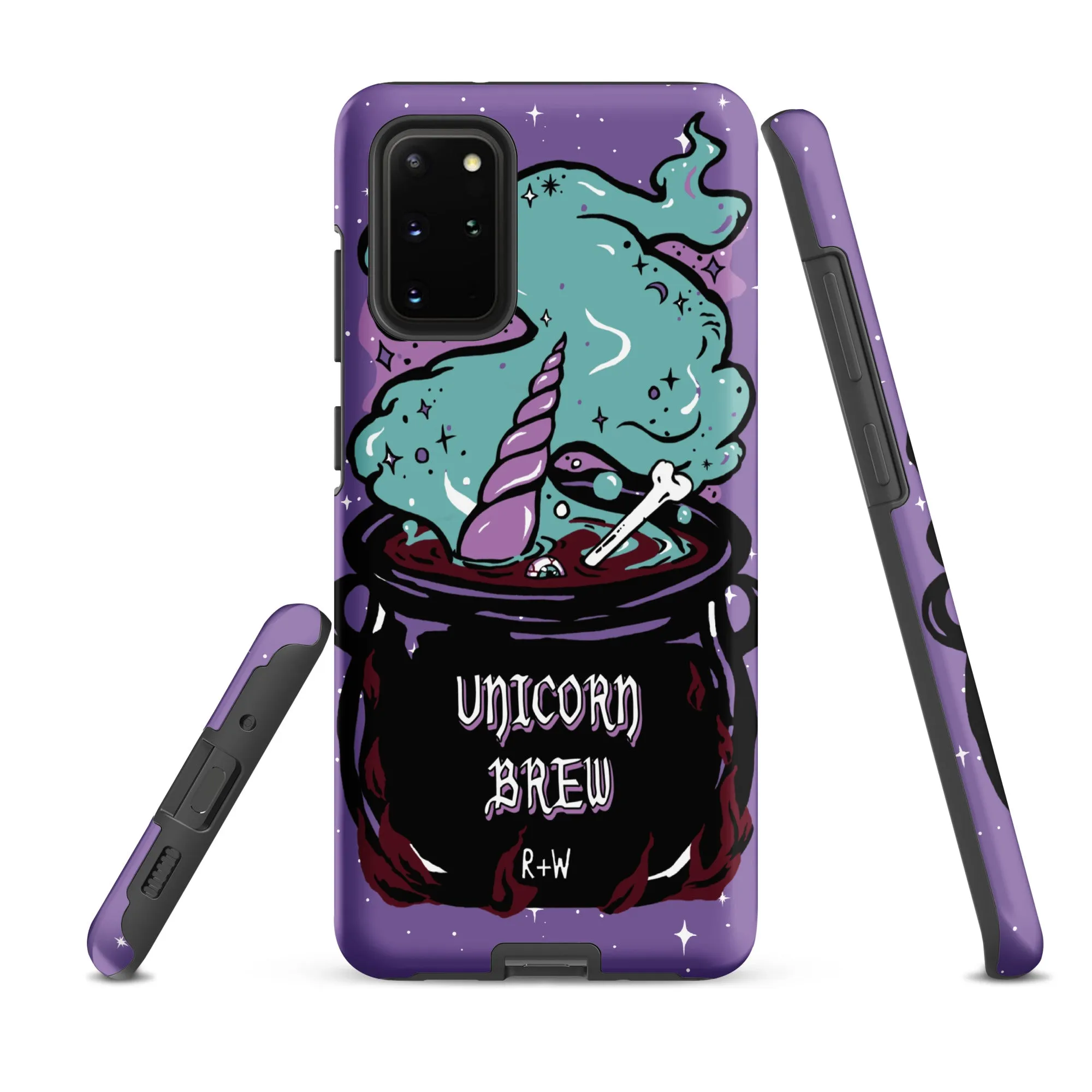 Unicorn Brew Tough Phone Case for Samsung - Witchy Goth Accessory Anti-scratch Cover Cool Gothic Christmas Gifts