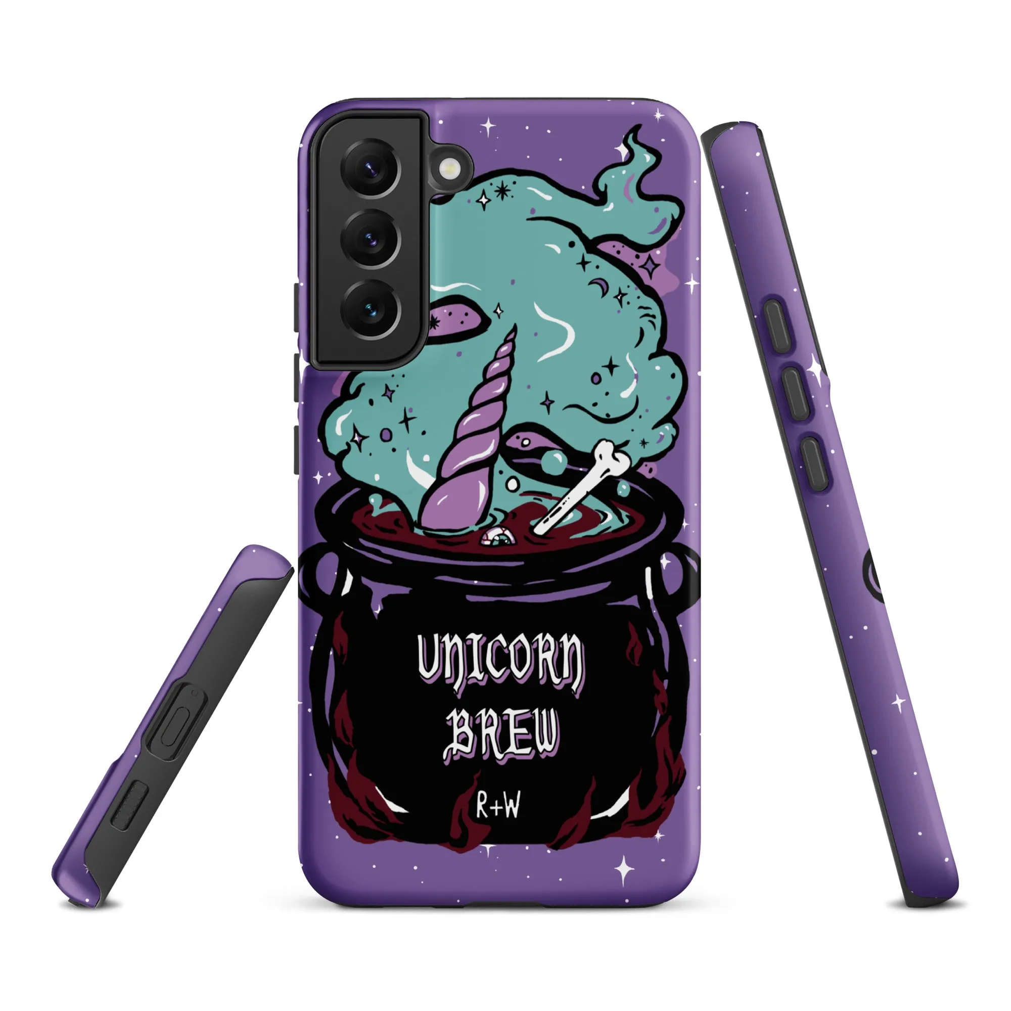 Unicorn Brew Tough Phone Case for Samsung - Witchy Goth Accessory Anti-scratch Cover Cool Gothic Christmas Gifts