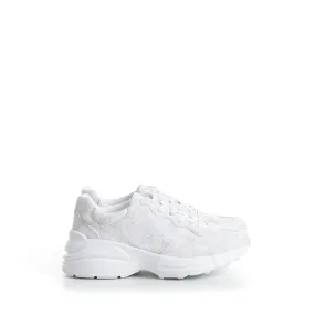 Women's GG Rhyton Sneaker In White Supreme